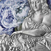 2022 - Earth Planets and Gods 2 oz Antique finish Silver Coin CFA Cameroon