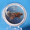 2023 - Prehistoric Life Dunkleosteus Silver Coin Color oz 999 Congo
