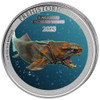 2023 - Prehistoric Life Dunkleosteus Silver Coin Color oz 999 Congo