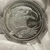 2023 - 2oz Double Eagle Flag IN GOD WE TRUST .999 Silver BU