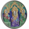 2014 - 2 Oz Silver Coin $5 World Heritage - God the Father Religious Coin PAMP 999