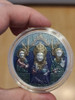 2014 - 2 Oz Silver Coin $5 World Heritage - God the Father Religious Coin PAMP 999