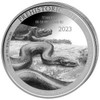 2023 - Prehistoric Life Titanoboa (10.) Silver Coin 1 oz 999 Silver Congo ST