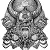 2022 Ghana Norse Gods Odin Ultra High Relief Silver Plated Antiqued GH¢2 Coin