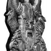2022 Ghana Norse Gods Odin Ultra High Relief Silver Plated Antiqued GH¢2 Coin