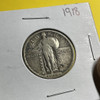 1918 Standing Liberty Quarter US Silver Coin Low Mintage Beautiful Details