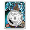 2023 - Yu-Gi-Oh! Blue-Eyes White Dragon 1oz 999 Silver Colored Niue ST/BU in TEP