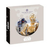 2023 Star Wars – 01 R2-D2 and 3-CPO 50p Coloured Silver Proof Coin with Box COA