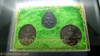 1982 - The Emerald Buddha, Copper Black Oxide coin. Series2 ,Set of 3 Season (back has royal faith)