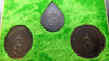 1982 - The Emerald Buddha, Copper Black Oxide coin. Series2 ,Set of 3 Season (back has royal faith)