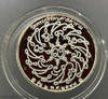 2004 - The Emerald Buddha- Silver polished coin, Series 2 of The Temple of the Emerald Buddha,
