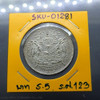 Thailand Coat of arms, 1 Baht Silver Coin R.S. 123 - King Rama V