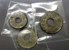 Thailand 1944-1945 - Set of 3 coins (5-10-20 Satang) - Tin coin - Bua Kanok Khaeng Singha Pattern