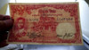 1955 - Thai Banknote, 100 Baht (3rd Series Type 9), the King Rama IX, Nam Phan watermark,used