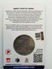 Litecoin Antiqued 1oz 999 Silver Bullion Coin with Card ERROR 2020