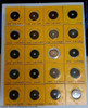 Copper coin 1 Satang, Complete set 20 coins
