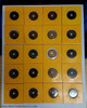 Copper coin 1 Satang, Complete set 20 coins