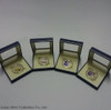 Commemorative Coin Thailand Orchids, Color Printed in polished silver, set of 4 coins