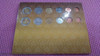 Circulation Coin Panel complete set (2 sets showing the face and back of coins) Thailand, unused