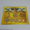 2008 - Circulating Coin Panel complete set Thailand, unused (6 coins), packed in panel and box.