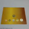 2008 - Circulating Coin Panel complete set Thailand, unused (6 coins), packed in panel and box.