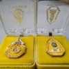2011 - Brooch, Royal pin, Phor Por Ror 9, old condition, The King's Rama 9 - 60th and 84th birthday