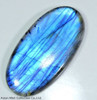 28X56X06MM Natural Peacock Blue Labradorite Oval Cabochon Loose Gemstone R307