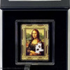 2022 World famous painting jigsaw -Mona Lisa's smile- silver&amp;copper coin