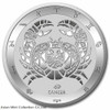2022 Tokelau 1 oz .999 Silver $5 Zodiac Series: Cancer ~~ in Capsule