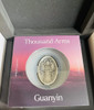2023 Chad Thousand Arms Guanyin 5oz Silver Antiqued Coin