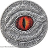 2023 - Flaming Wyvern The Dragonology 2 oz Silver Coin 2000 Francs CFA Cameroon