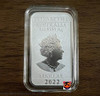 2022 SILVER 1 OZ DRAGON RECTANGULAR AUSTRALIA .9999 COIN