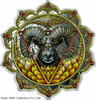 2022 $5 Solomon Islands RAM OF THE 3ER CHAKRA Phil Lewis 2 Oz Silver Proof Coin.