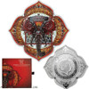 2022 $5 Solomon Islands ELEPHANT CHAKRA 1ST Phil Lewis 2 Oz Silver Proof Coin
