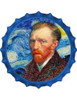 2022 - VAN GOGH Bottle Cap Shape Silver Coin 1000 Francs Chad