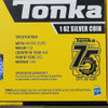 2022 Niue 1 oz Silver Tonka 75th Anniversary Coin Tonka Truck Silver bar