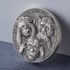 2022 - Three Wise Monkeys Life Quotes 1oz Coin 5 Cedis Republic of Ghana