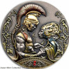 2022 - Medea and Jason's Love Myths of Love 2 oz Antique finish Silver Coin