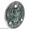 2021 Niue $5 Crystal Scarabaeus Antique 2oz Silver Coin w/Gemstone