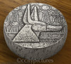 2021 5 oz 999 Silver Republic of Chad Anubis Antiqued Coin