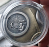 2021 2 Oz Silver Glow In The Dark Human Tragedies CHERNOBYL Antique Finish Coin.