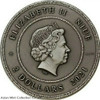 2021 $2 Niue MOSAIC SALVADOR DALI Antique Finish 2 Oz Silver Coin.