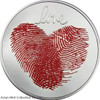 2021 - Love 1/2 oz Proof Silver Coin 2 Cedis Republic of Ghana