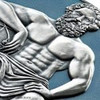 2020 - Uranus Planets and Gods 3 oz Antique finish Silver Coin CFA Cameroon