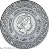 2020 - Hygieia Salus Goddesses of Health 50 g Antique finish Silver Coin Ghana