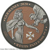 2020 Germania White Crystal Cross 1oz Silver BU Coin