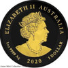 2020 - 1$ - Guardian Lions Pixiu - Black &amp; White - 1 Oz Silver Coin