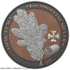 2019 - Germany 5 Mark - Oak Leaf - Crystal Cross - 1 Oz Silver Coin