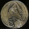 2018 Silver Phoenix - Antiqued Finish - Circulated in Good Condition - 2 oz - Tuvalu