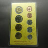 2018 - Circulation coins of Thailand Complete set of 9 coins with coin case by Treasury Department
